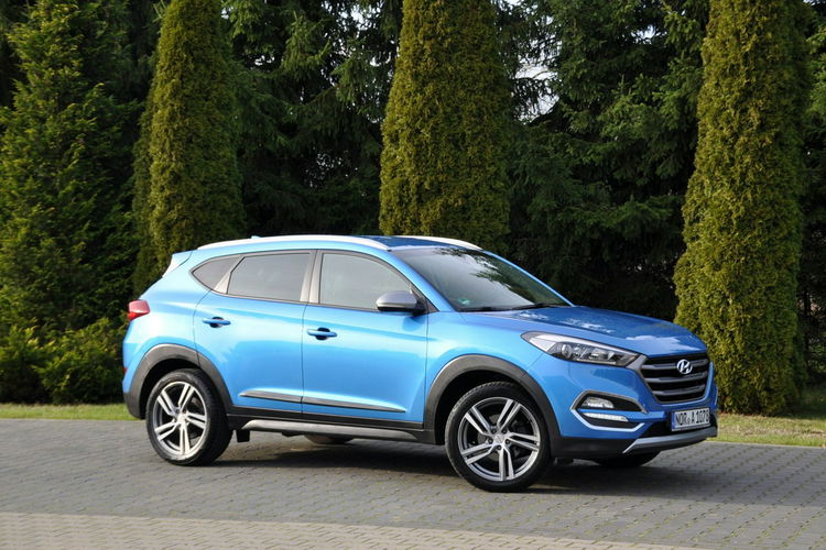 Hyundai Tucson 1.6T(177KM) 99tyś.km Led Navi Kamera Reling Welur I Wł BLS Alu19"ASO zdjęcie 4