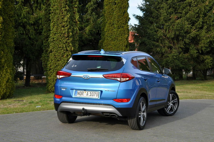 Hyundai Tucson 1.6T(177KM) 99tyś.km Led Navi Kamera Reling Welur I Wł BLS Alu19"ASO zdjęcie 6