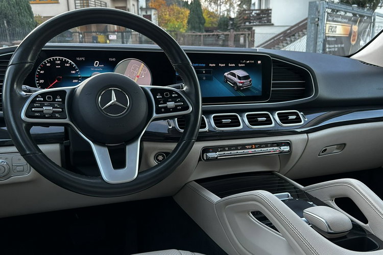 Mercedes GLE 350 FulLed Szyber El.klapa El.fotele Jasne Skóry Virtual Biała perła zdjęcie 11