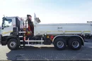 Renault C380 E6 6x4 / HDS Fassi F135 2700 MTH / Zasięg 8 m / 5.6 t udźwig / Wywrotka 3-stronna / Hydroburta zdjęcie 5