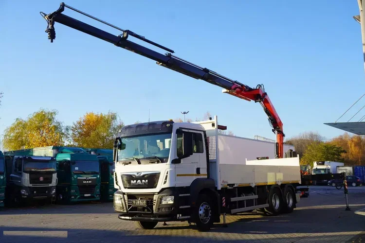 MAN TGS 26.420 E6 6x4 / HDS Fassi F215A / 360 MTH / 5.6 t udźwig / 12.7 m zasięg / 120 tys. km zdjęcie 11