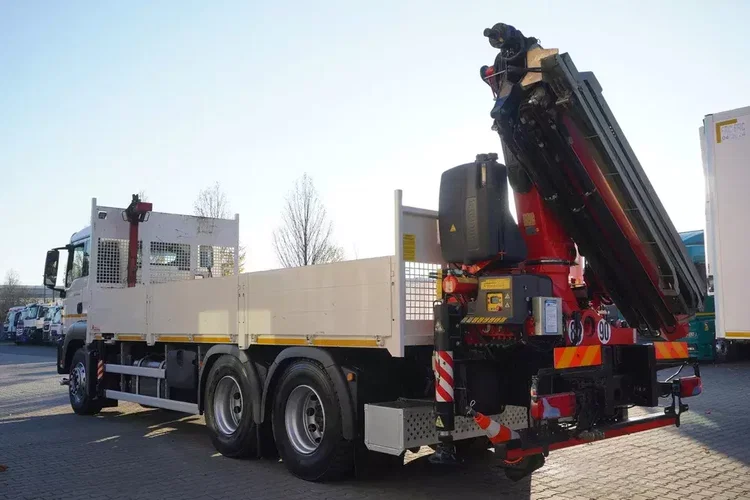 MAN TGS 26.420 E6 6x4 / HDS Fassi F215A / 360 MTH / 5.6 t udźwig / 12.7 m zasięg / 120 tys. km zdjęcie 8