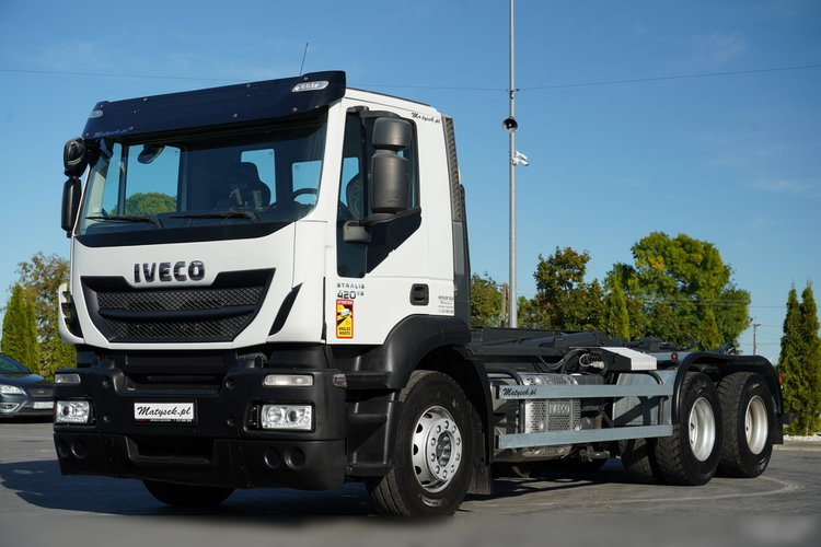 Iveco STRALIS 420 / HAKOWIEC / 6X4 /  MAREL   / UDŹWIG 17 275 KG / EURO 6  zdjęcie 10