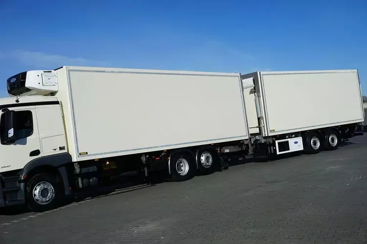 Mercedes ACTROS / 2540 / ACC / E 6 / ZESTAW PRZEJAZDOWY / CHŁODNIA + WINDA / 38 PALET zdjęcie 3
