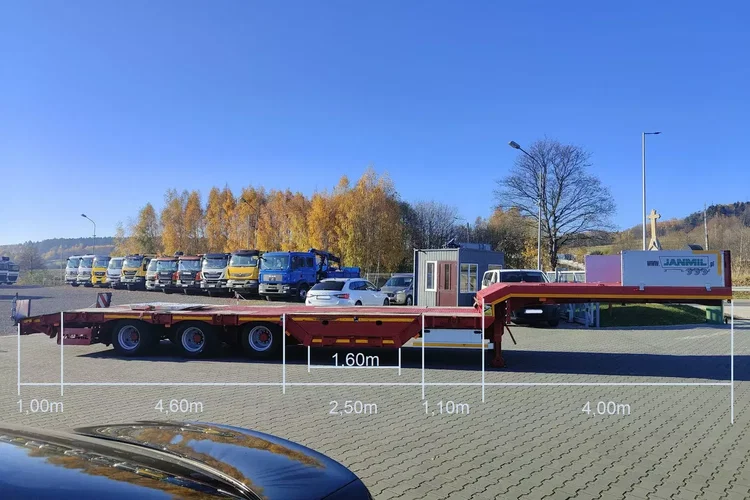 JANMIL NISKOPODWOZIOWA / LAWETA / OŚ SKRĘTNA I PODNOSZONA / WCIĄGARKA / zdjęcie 12