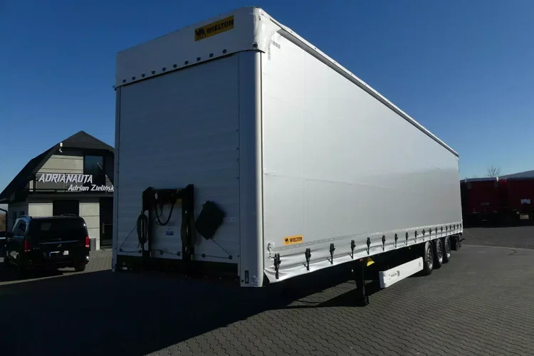 Wielton MEGA / FIRANKA / OŚ PODNOSZONA / DACH PODNOSZONY / zdjęcie 1