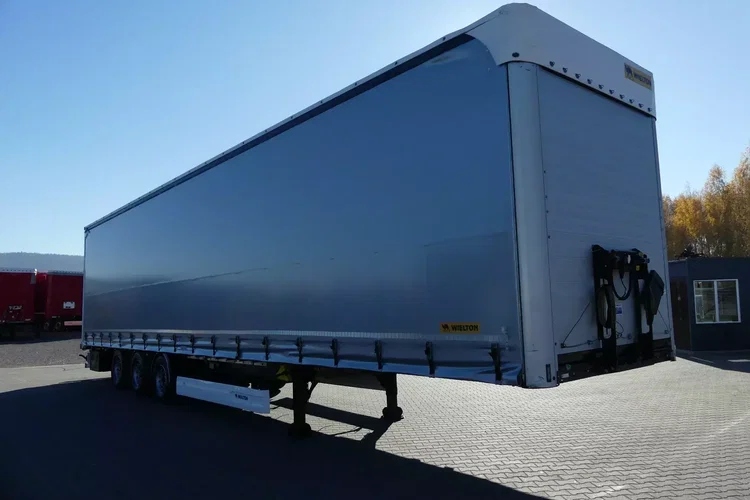 Wielton MEGA / FIRANKA / OŚ PODNOSZONA / DACH PODNOSZONY / zdjęcie 12