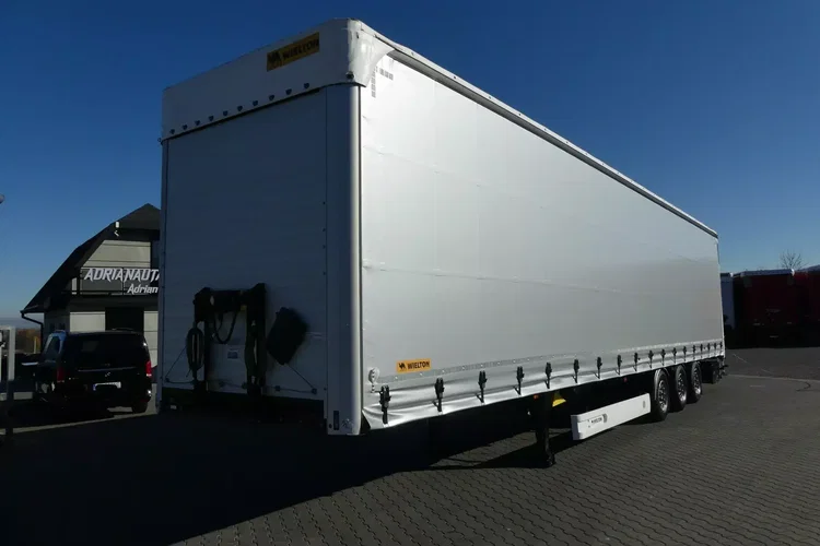 Wielton MEGA / FIRANKA / OŚ PODNOSZONA / DACH PODNOSZONY / zdjęcie 2