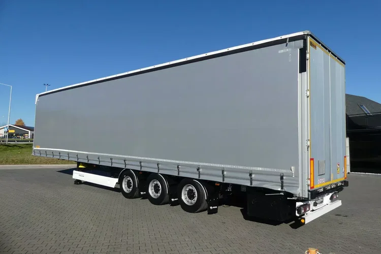 Wielton MEGA / FIRANKA / OŚ PODNOSZONA / DACH PODNOSZONY / zdjęcie 5