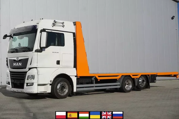 MAN TGX 26.500 6x2 E6 / NOWA Zabudowa laweta 8.75 m / oś skrętna zdjęcie 1