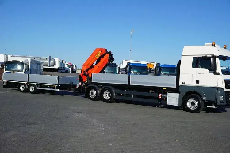 MAN TGX / 26.420 / 6 x 2 / SKRZYNIOWY + HDS / PALFINGER PK 48002 / + PRZYCZEPA zdjęcie 6