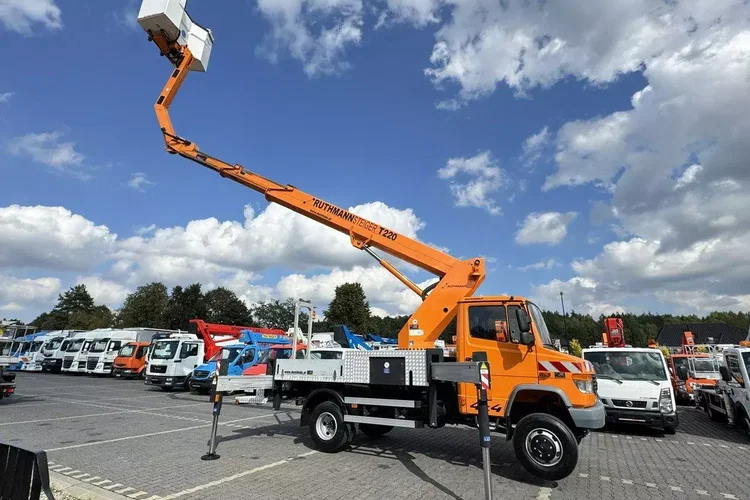 Mercedes Vario 814 D 4x4 Zwyżka RUTHMANN STEIGER T220 Podnośnik Koszowy zdjęcie 8