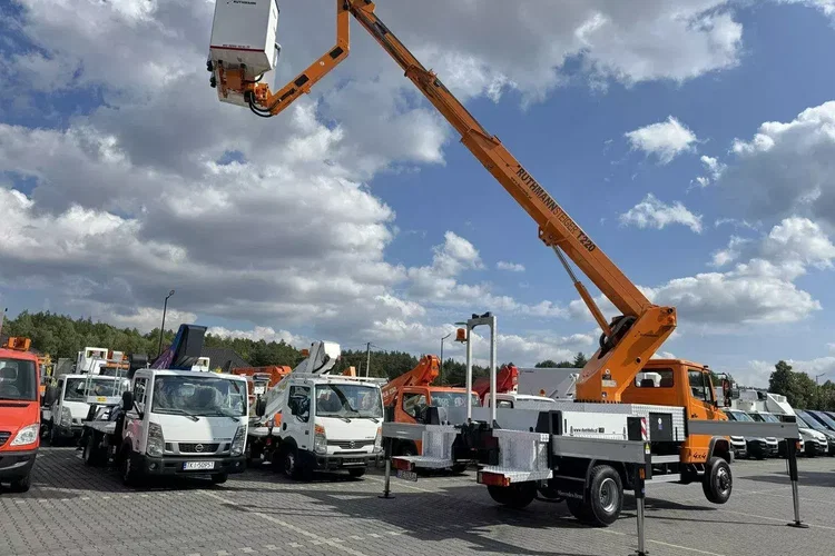 Mercedes Vario 814 D 4x4 Zwyżka RUTHMANN STEIGER T220 Podnośnik Koszowy zdjęcie 9
