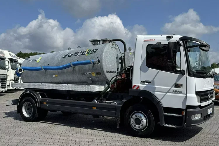 Mercedes Atego 1218 Asenizacyjny Szambiarka Beczka Szambowóz Poj.6m 2019r zdjęcie 2