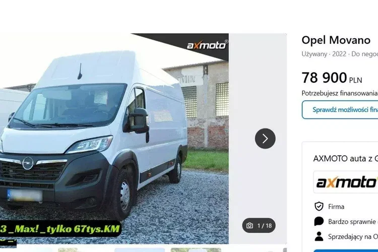 Opel Movano zdjęcie 17