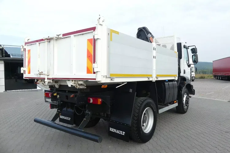 Renault MIDLUM 180 4x4 / WYWROTKA + HDS HIAB SKŁADANY W Z / zdjęcie 9