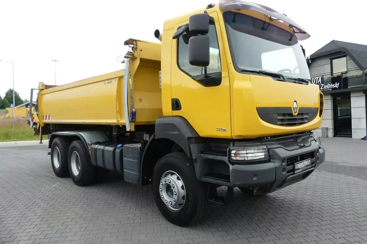 Renault KERAX 370DXI / 6x4 / WYWROTKA 2-STR / HYDROBURTA / MANUAL / zdjęcie 11