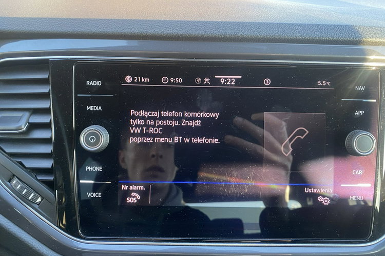 Volkswagen T-Roc R-Line 1.5tsi automat 150 KM polski salon bezwypadkowy max wersja gwar zdjęcie 35