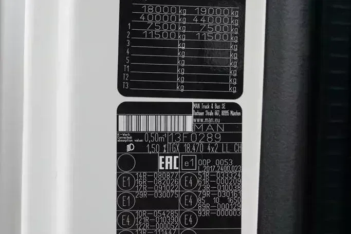 MAN TGX / 18.470 / E 6 / GM / ZESTAW PRZEJAZDOWY 120 M3 / ŁAD. 14 815 KG / RETARDER zdjęcie 11
