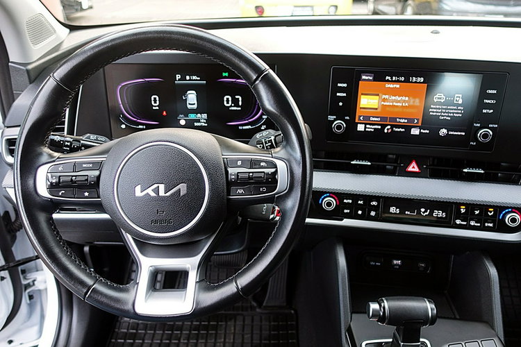 Kia Sportage Biały PERŁA 1WŁ Kraj. Bezwyp LED+Kamera+NAVI Gwarancja FABRYCZNA F23% 4x2 zdjęcie 15