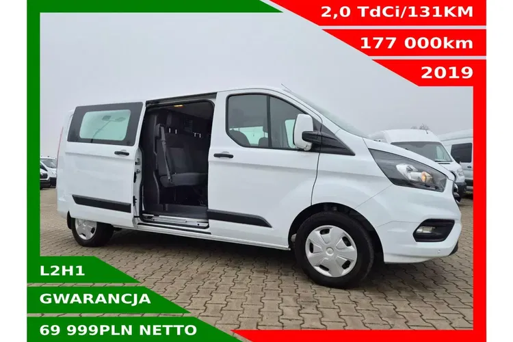 Ford transit-custom L2H1 69999zł NETTO Brygadówka 5 osób 2.0TdCi/131KM zdjęcie 1