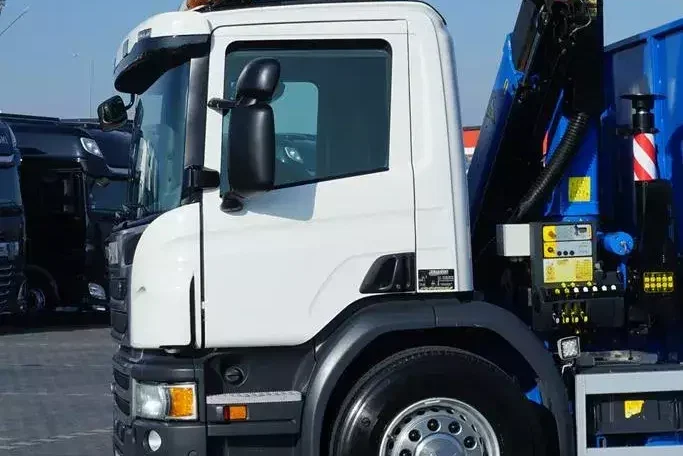 Scania / P 250 / ACC / SKRZYNIOWY + HDS + WINDA / PALFINGER PK 12 002 - EH B / WYSIĘG 10 M zdjęcie 40