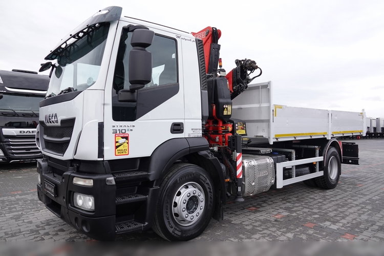 Iveco / STRALIS / 310 / 4x2 /WYWROTKA - 5.3 M / HDS FASSI 135 - 8 M / EURO 6 zdjęcie 22