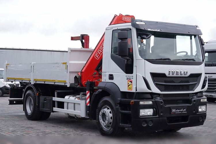 Iveco / STRALIS / 310 / 4x2 /WYWROTKA - 5.3 M / HDS FASSI 135 - 8 M / EURO 6 zdjęcie 26