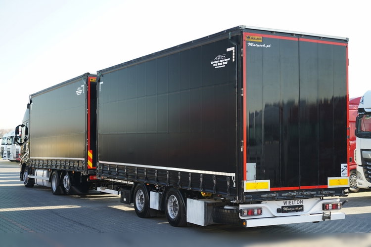 Volvo FH 460 / ZESTAW TANDEM / 120 M3 / PRZEJAZDOWY / I-SAVE / KLIMA POSTOJOWA / OŚ PODNOSZONA SKRĘTNA / WIELTON  zdjęcie 2