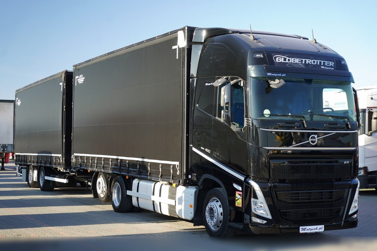 Volvo FH 460 / ZESTAW TANDEM / 120 M3 / PRZEJAZDOWY / I-SAVE / KLIMA POSTOJOWA / OŚ PODNOSZONA SKRĘTNA / WIELTON  zdjęcie 4