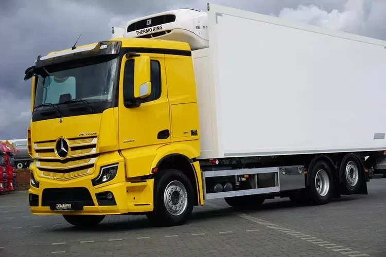 Mercedes ACTROS / 2853 / ACC / E 6 / MP 5 / CHŁODNIA + WINDA / 18 PALET / OŚ SKRĘTNA zdjęcie 37