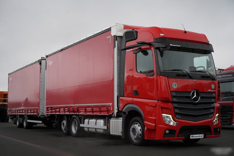 Mercedes -BENZ ACTROS 2545 / ZESTAW TANDEM 120 M3 / PRZEJAZDOWY / 6x2  / BIG SPACE / WIELTON / zdjęcie 4