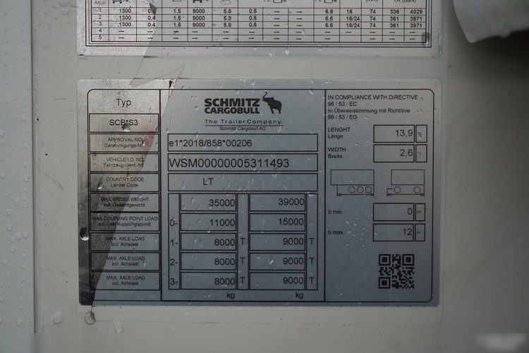 SCHMITZ CARGOBULL / CHŁODNIA / KWIATÓWKA / THERMO KING / SLX 300 zdjęcie 27