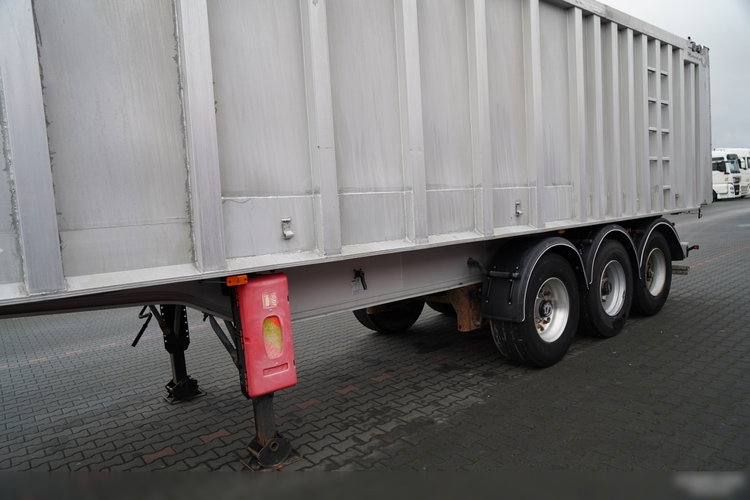 BENALU / WYWROTKA 45 M3 / CAŁA ALUMINIOWA / WAGA: 5 700 KG / KLAPO-DRZWI  zdjęcie 10
