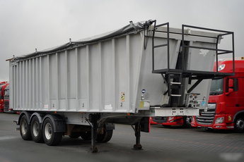 BENALU / WYWROTKA 45 M3 / CAŁA ALUMINIOWA / WAGA: 5 700 KG / KLAPO-DRZWI 
