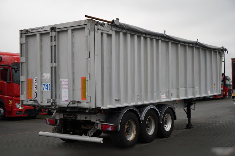 BENALU / WYWROTKA 45 M3 / CAŁA ALUMINIOWA / WAGA: 5 700 KG / KLAPO-DRZWI  zdjęcie 8