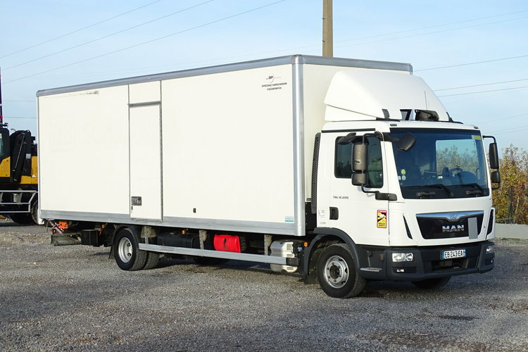 MAN TGL 12.220 Kontener Sprowadzony Euro 6 Przebieg Udokumentowany, Winda, Kontener, Blokada Mostu, GWARANCJA zdjęcie 2