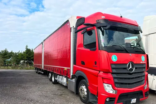 Mercedes ACTROS 2545 MP5 euro6 6x2 jumbo zestaw 120m 38palet
