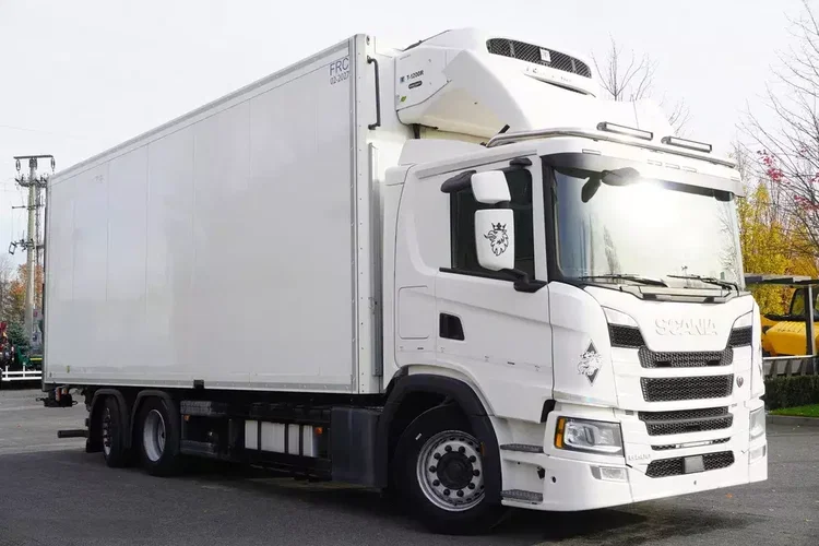 Scania G500 6x2 / Chłodnia Schmitz 19 EPAL Multitemperatura / Thermoking T1200R / Oś skrętna / wys. 280 cm zdjęcie 6