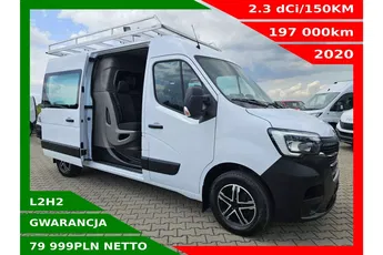 Renault Master L2H2 79999zł Netto Brygadówka 6 osób 2.3 dCi/150KM