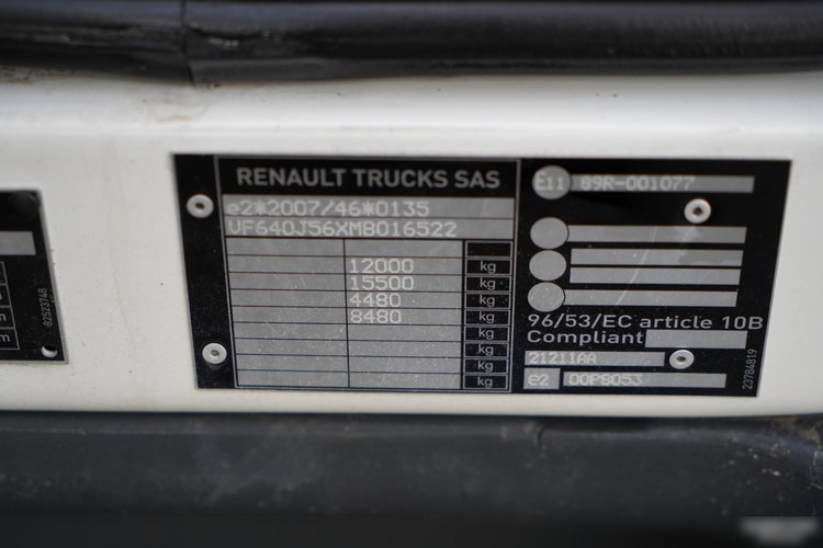 Renault D 240 / 4x2 / KONTENER / 7.7 M / WINDA DHOLLANDIA / EURO 6 zdjęcie 41