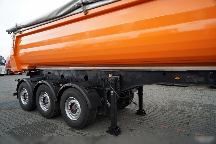 Schmitz MEILLER KIPPER  WYWROTKA 26 m3 / STALOWA / RYNNA WANNA HP / MAŁO UŻYWANA / OŚ PODNOSZONA / SAF  zdjęcie 9