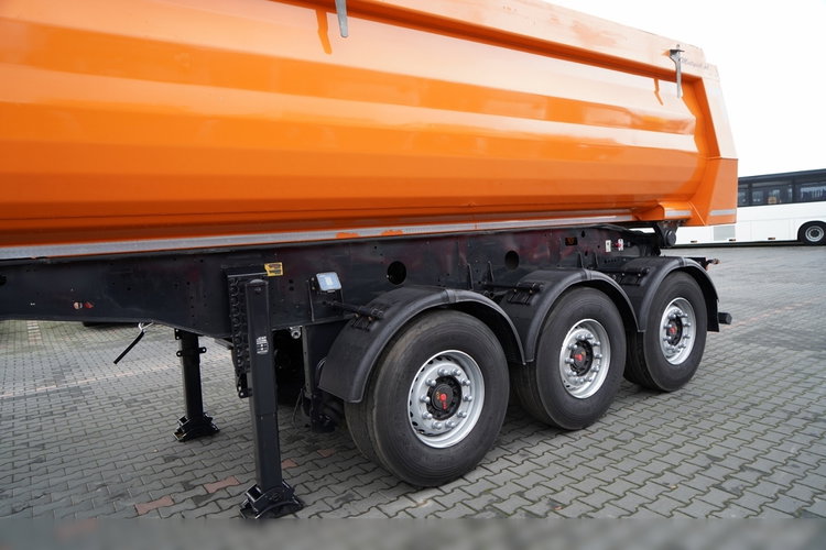 Schmitz MEILLER KIPPER  WYWROTKA 26 m3 / STALOWA / RYNNA WANNA HP / MAŁO UŻYWANA / OŚ PODNOSZONA / SAF  zdjęcie 10