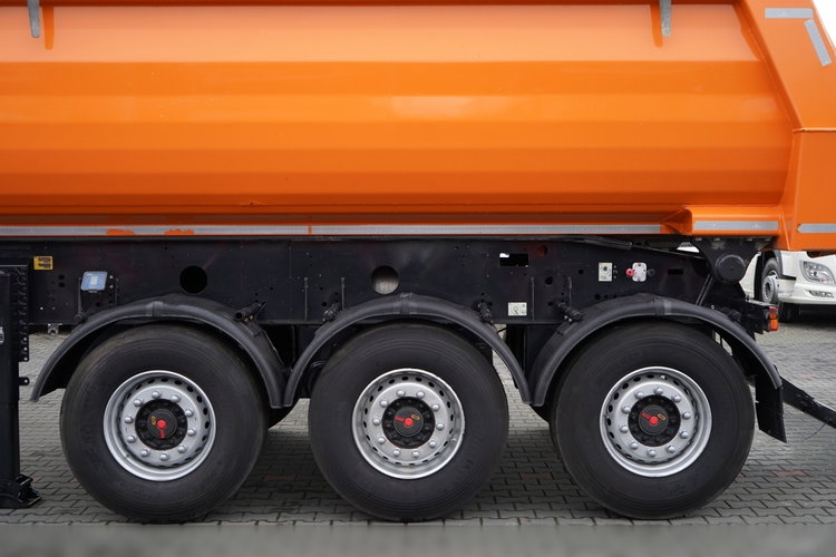 Schmitz MEILLER KIPPER  WYWROTKA 26 m3 / STALOWA / RYNNA WANNA HP / MAŁO UŻYWANA / OŚ PODNOSZONA / SAF  zdjęcie 19