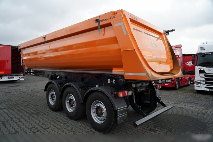 Schmitz MEILLER KIPPER  WYWROTKA 26 m3 / STALOWA / RYNNA WANNA HP / MAŁO UŻYWANA / OŚ PODNOSZONA / SAF  zdjęcie 5