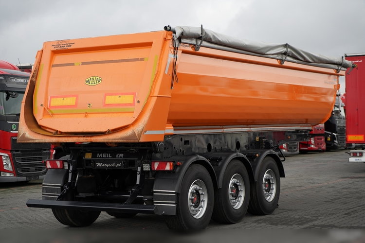 Schmitz MEILLER KIPPER  WYWROTKA 26 m3 / STALOWA / RYNNA WANNA HP / MAŁO UŻYWANA / OŚ PODNOSZONA / SAF  zdjęcie 8