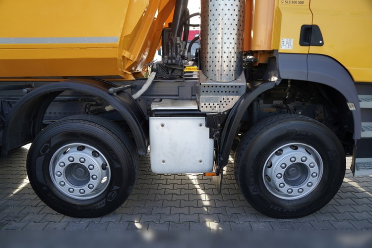 MAN DAF CF 85.410 / 8x4 / WYWROTKA TYLNOZSYPOWA  / HYDROKLAPA  / OPONY 100% / UAL / EURO 6  zdjęcie 23