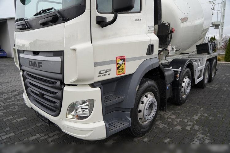 DAF CF 440  / 8x4 / BETONOMIESZARKA SCHWING STETTER  / GRUSZKA 9 M3 / HARDOX / ALUFELGI / AUTOMAT zdjęcie 11