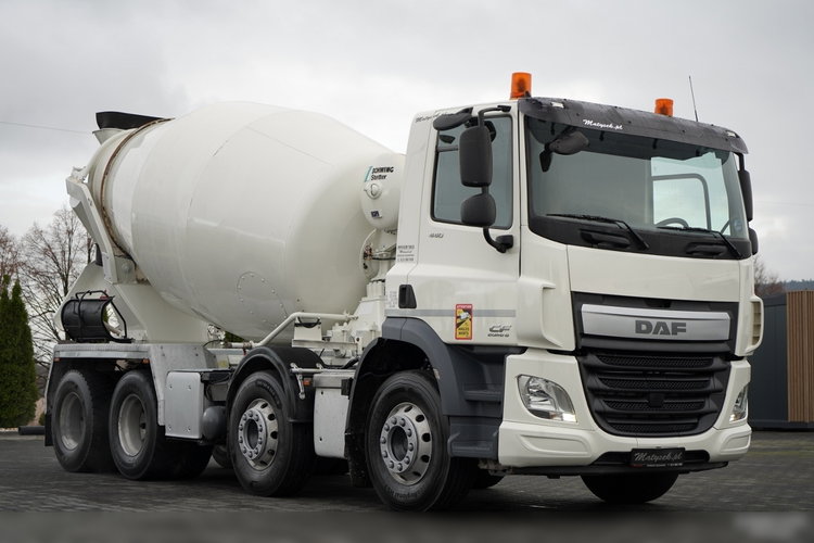 DAF CF 440  / 8x4 / BETONOMIESZARKA SCHWING STETTER  / GRUSZKA 9 M3 / HARDOX / ALUFELGI / AUTOMAT zdjęcie 7