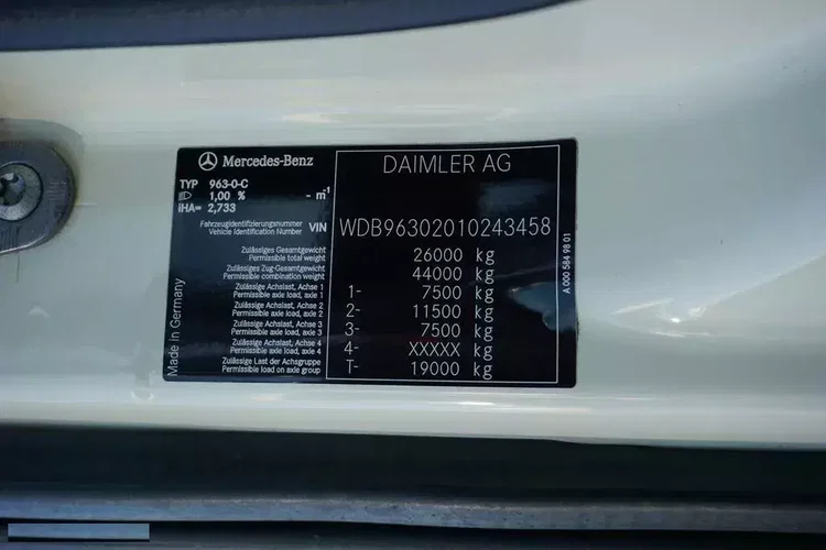 Mercedes ACTROS / 2540 / ACC / E 6 / ZESTAW PRZEJAZDOWY / CHŁODNIA + WINDA / 38 PALET zdjęcie 11